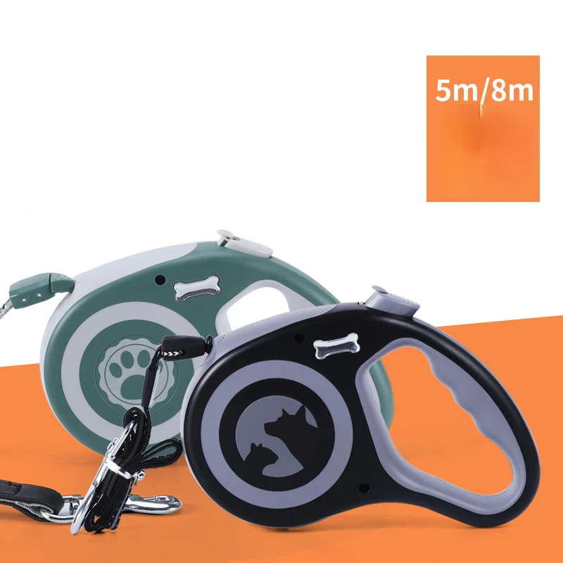 

Small And Medium-sized Nylon Dog Traction rope of automatic telescopic tractor Outdoor portable pet dog rope