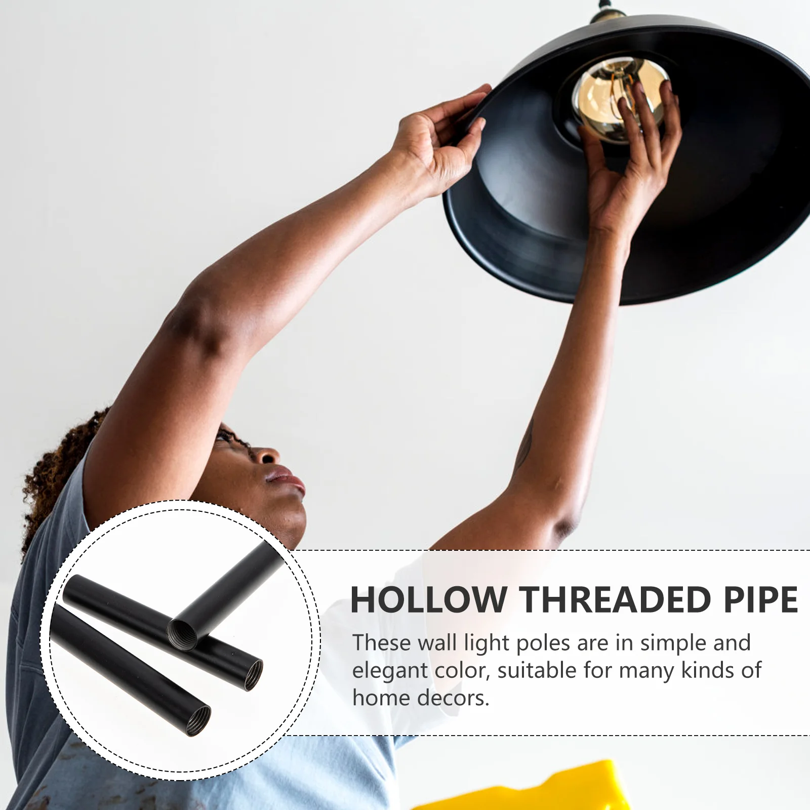 4 шт. шатун для люстры удлинитель трубки потолочный столб опора настенный