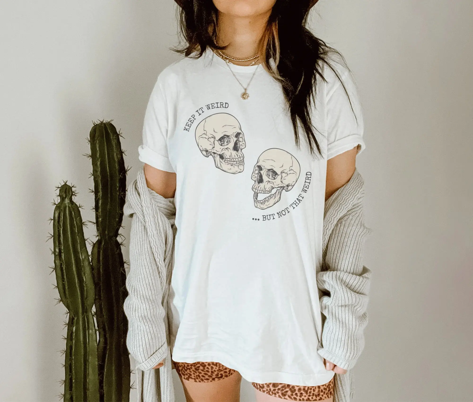 Цветная необычная но не странная Готическая футболка Женская забавная модная из