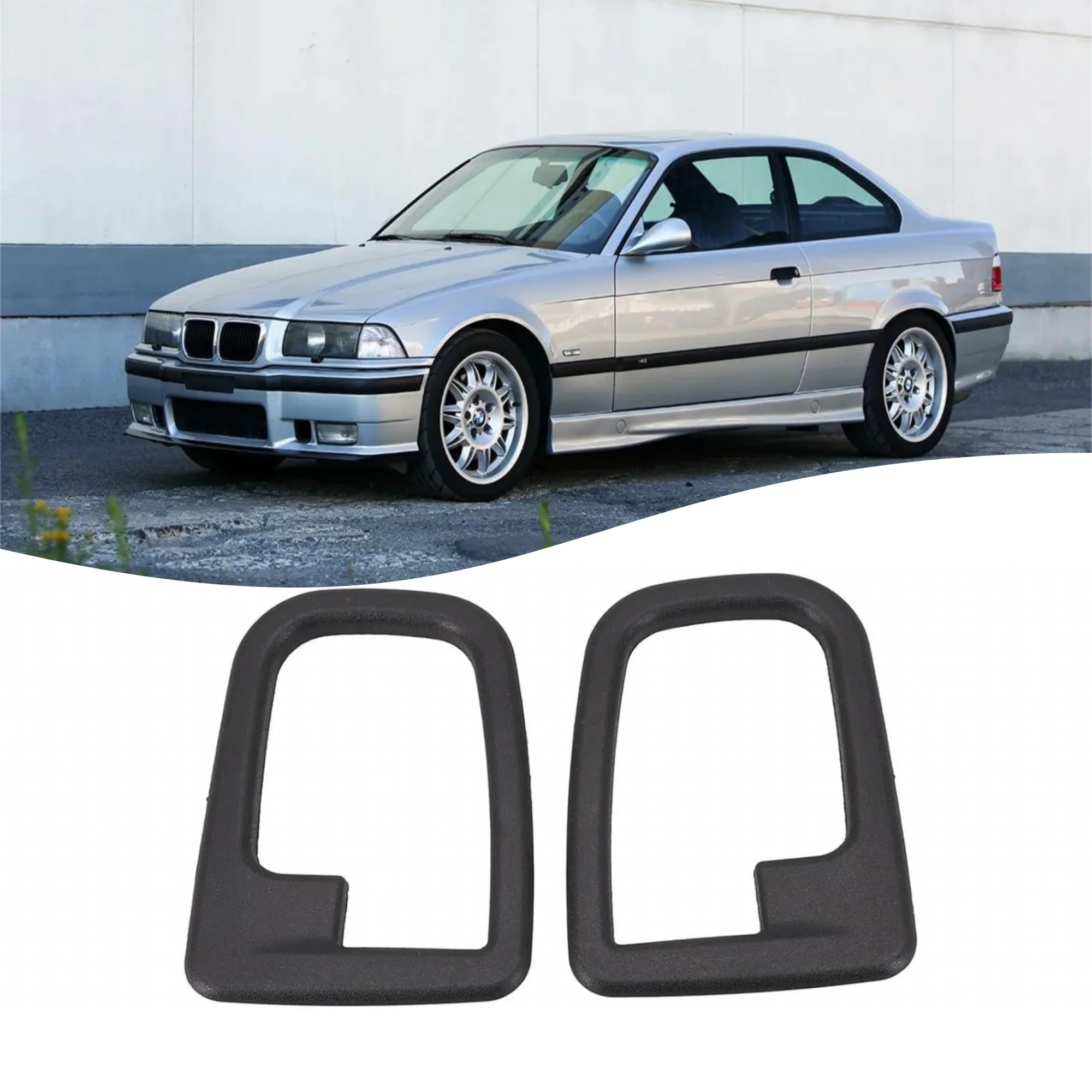 

Накладки на внутреннюю дверную ручку автомобиля для BMW E36 92-99 Z3 96-02, замена 51228219023 51228219024