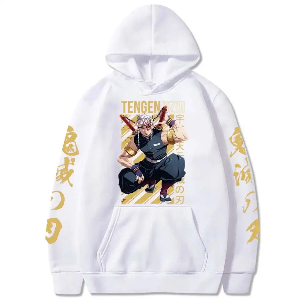 Толстовки с длинными рукавами Demon Slayer Anime Tengen Uzui
