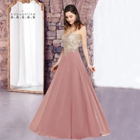 babyonline sexy bridesmaid dresses illusion sweetheart robe de soiree backless wedding evening long gown a line summer backless