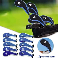 golf zipper rod head cover diving material golf club zipper protector golf zipper long neck cap club with m6i7