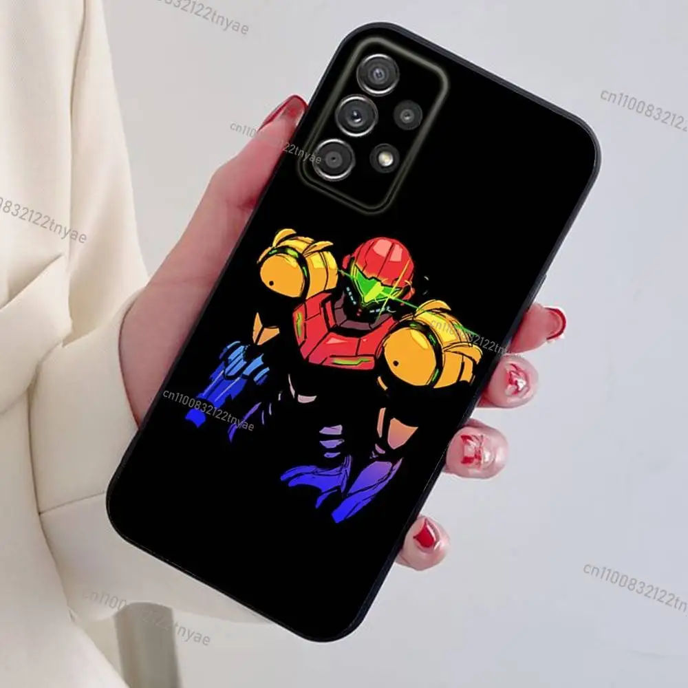 Чехол для телефона Game M-Metroid для Samsung S24,21,22,23,30,Ultra,20,Plus,Note,10,9, черный мягкий силиконовый чехол (art.: 3920da3dd45f9) - 3920da3dd45f9