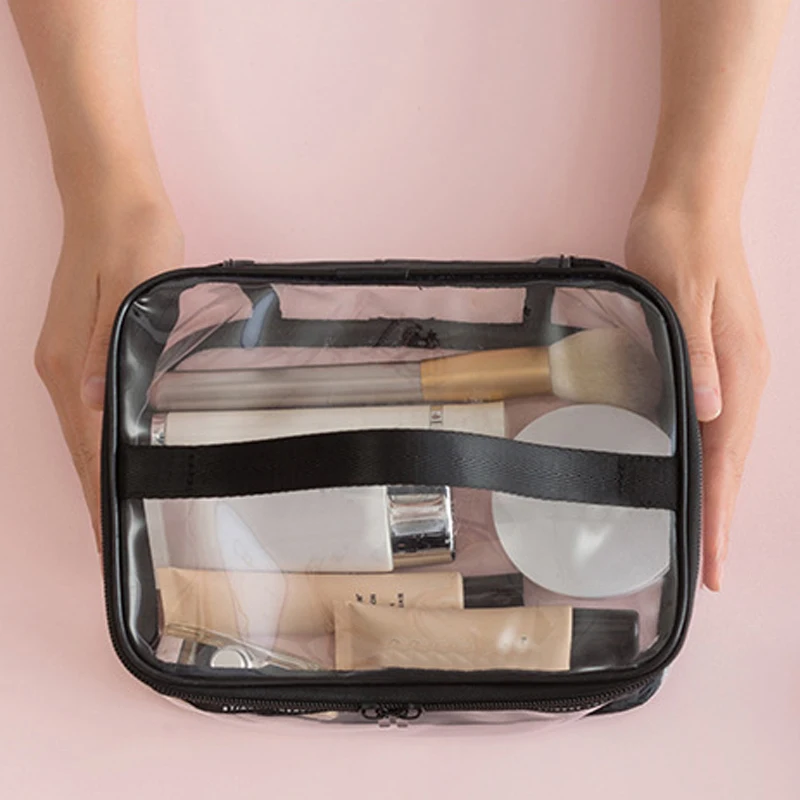 

Women's Transparent Makeup Bags Waterproof Cosmetic Bags Multifunctional Travel Toiletry Bag Organizers Case For Traveling Trip