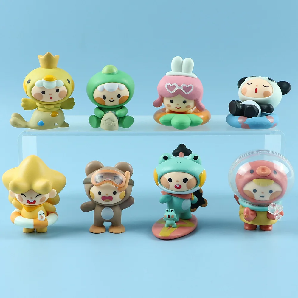 8 шт. Мини фигурки героев праздников мира настольные украшения