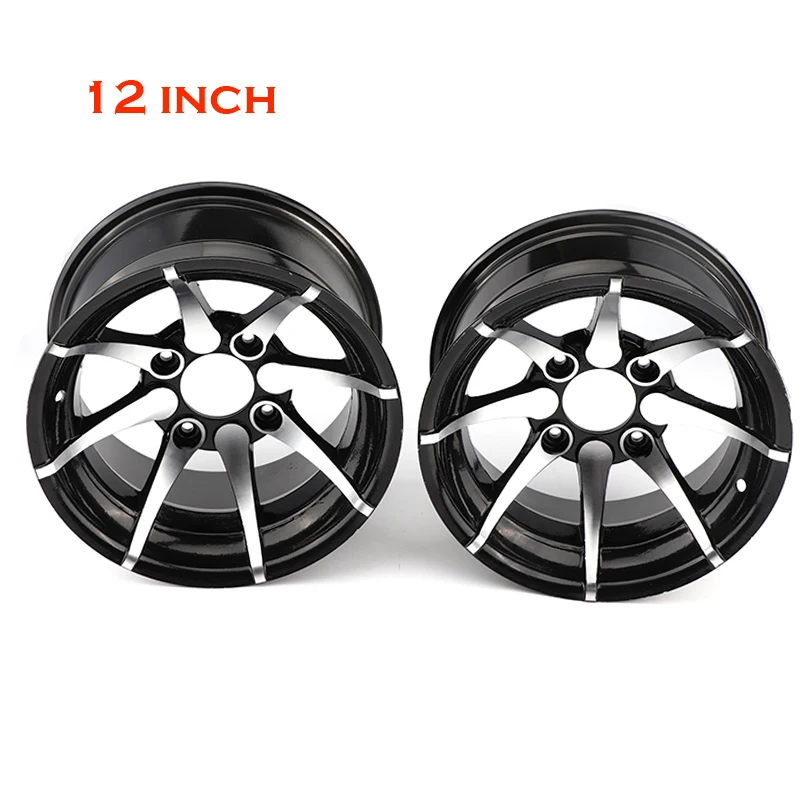

12 inch aluminum alloy front and rear wheels suitable for ATV QUAD off-road vehicle, kart, golf cart, 150cc, 200cc, 250cc