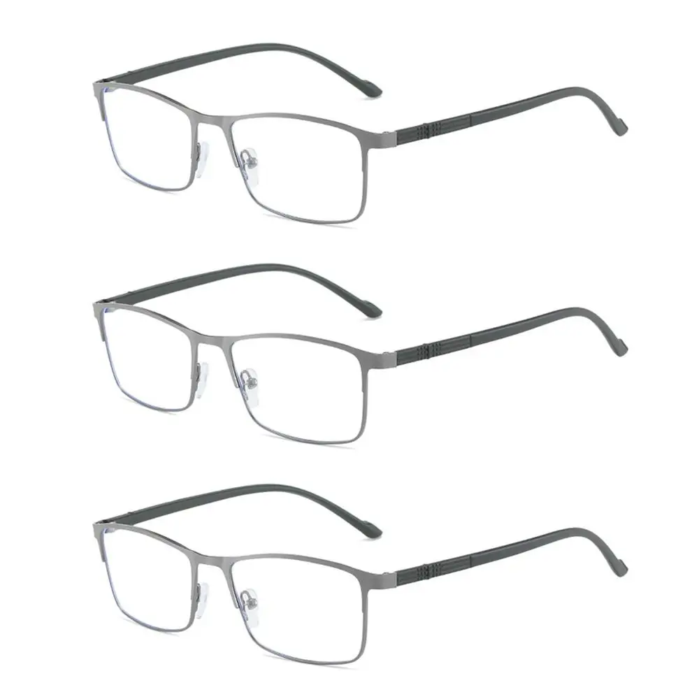 

Flexible Portable Ultra Light Square Metal Eyeglasses Myopia Glasses Vision Care Blue Light Blocking