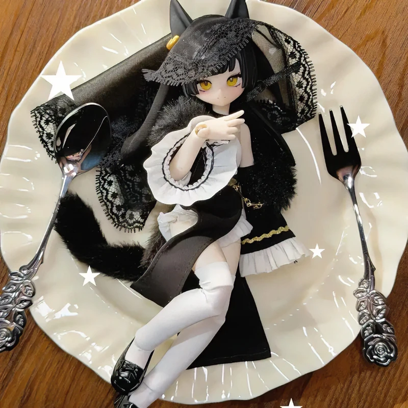 Фото Непригодная для еды кукла Lunar Lore Meow Power Series BJD Blind Box 1/8 BJD Mystery Box Модная коллекционная игрушка-фигурка, украшение, подарок №4