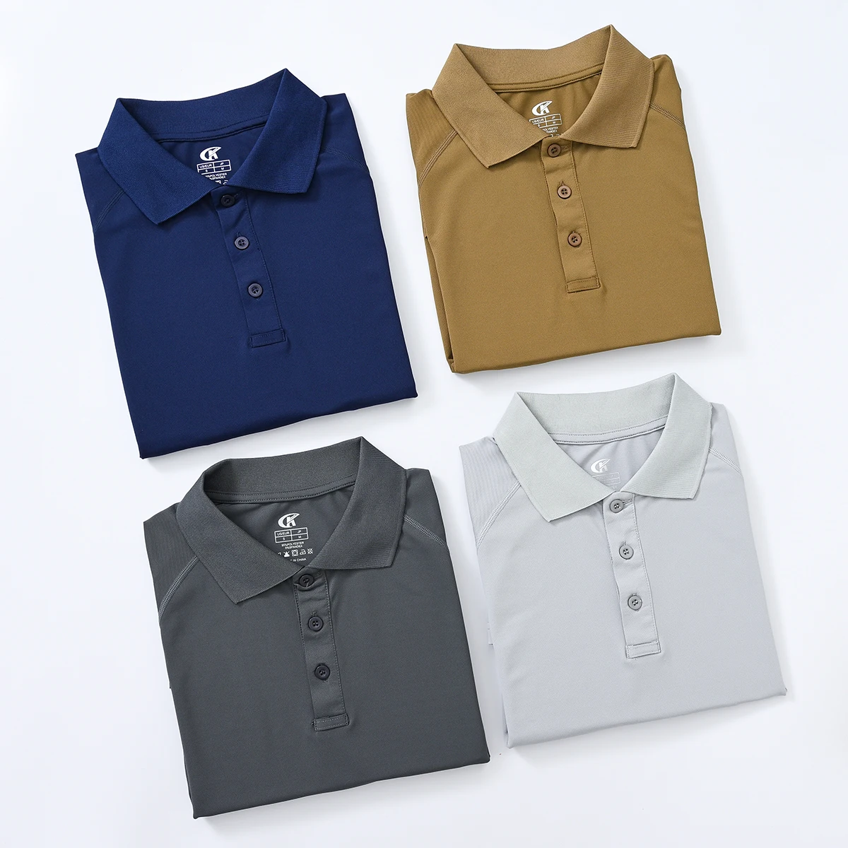 Men's Summer Breathable Casual Polo Shirt Short Sleeve Button Business Color Block Athletic Quick Dry Fit Golf T-Shirt
