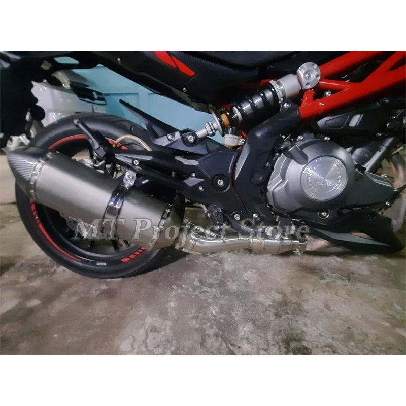 Надевается для Benelli 302S BJ300GS-3 2019 2020 2021 глушитель выхлопной системы мотоцикла со