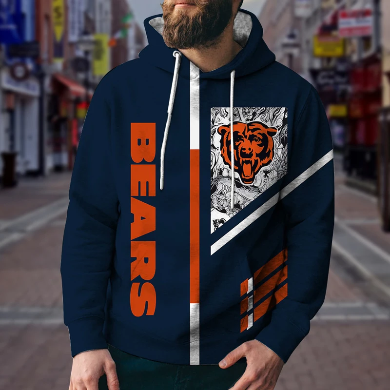 

Men's Hoodie Tugby Team Print Clothing Casual Stylish Hooded Long Sleeve Tops Oversized Streetwear Outdoor Male Coat With Hat