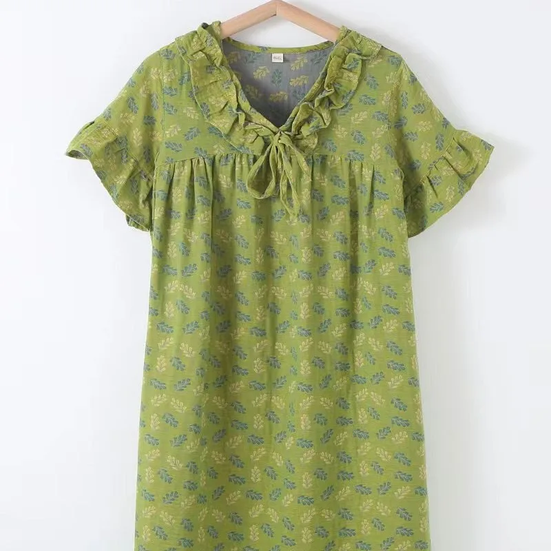 Фланелевый Халат ночные рубашки хлопковая ночная рубашка женское цветное Тканое