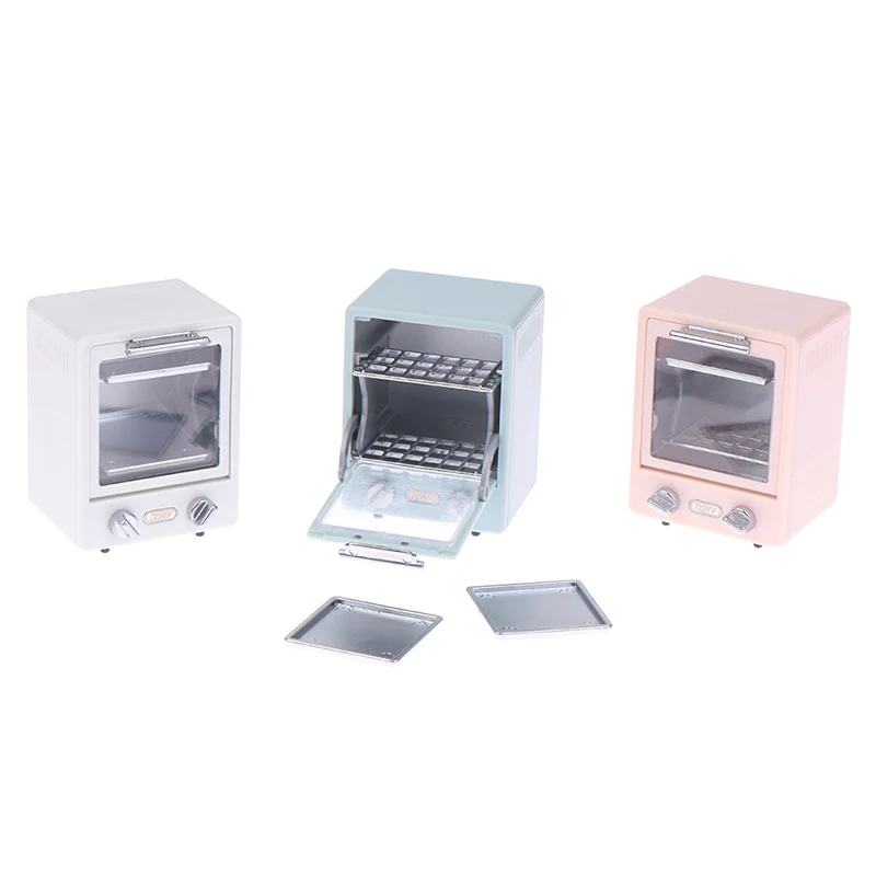 

1:12 Dollhouse Miniature Kitchenware Mini Microwave Oven Modle Doll house Kitchen Accessories Pretend Play Home Furniture Toys