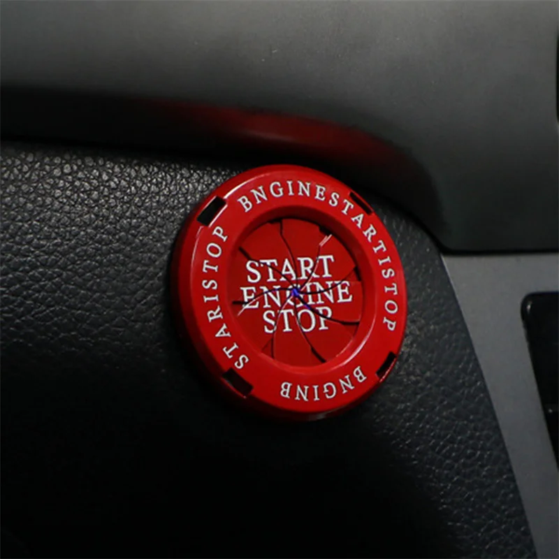 

Крышка кнопки запуска и остановки двигателя мотоцикла автомобиля, переключатель зажигания, вращающаяся Защитная крышка лезвия, декоративная наклейка для украшения интерьера