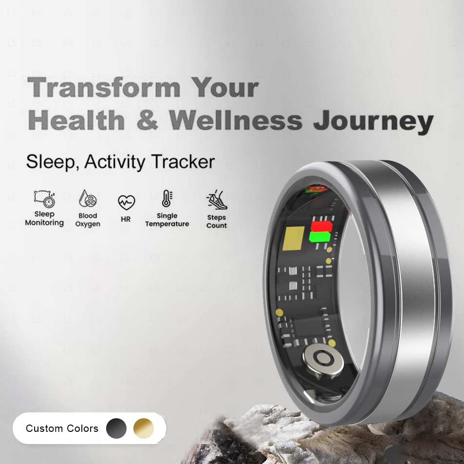 Новое умное кольцо 5ATM водонепроницаемое с управлением жестами несколько