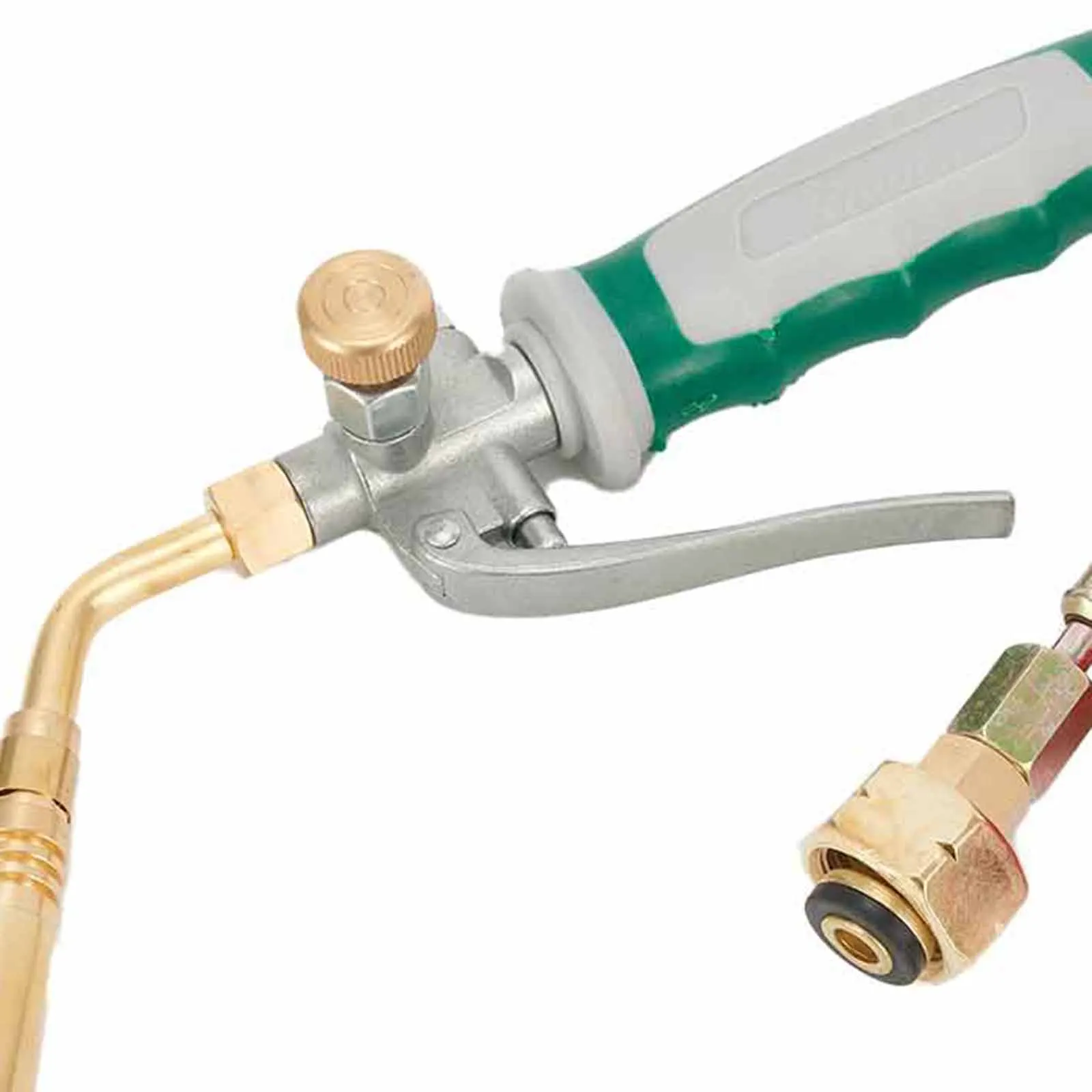 

Tool Welding Torch Outdoor Convenient Copper Adjustment Switch Brass Flamethrower For Soldering With 63inch Hose