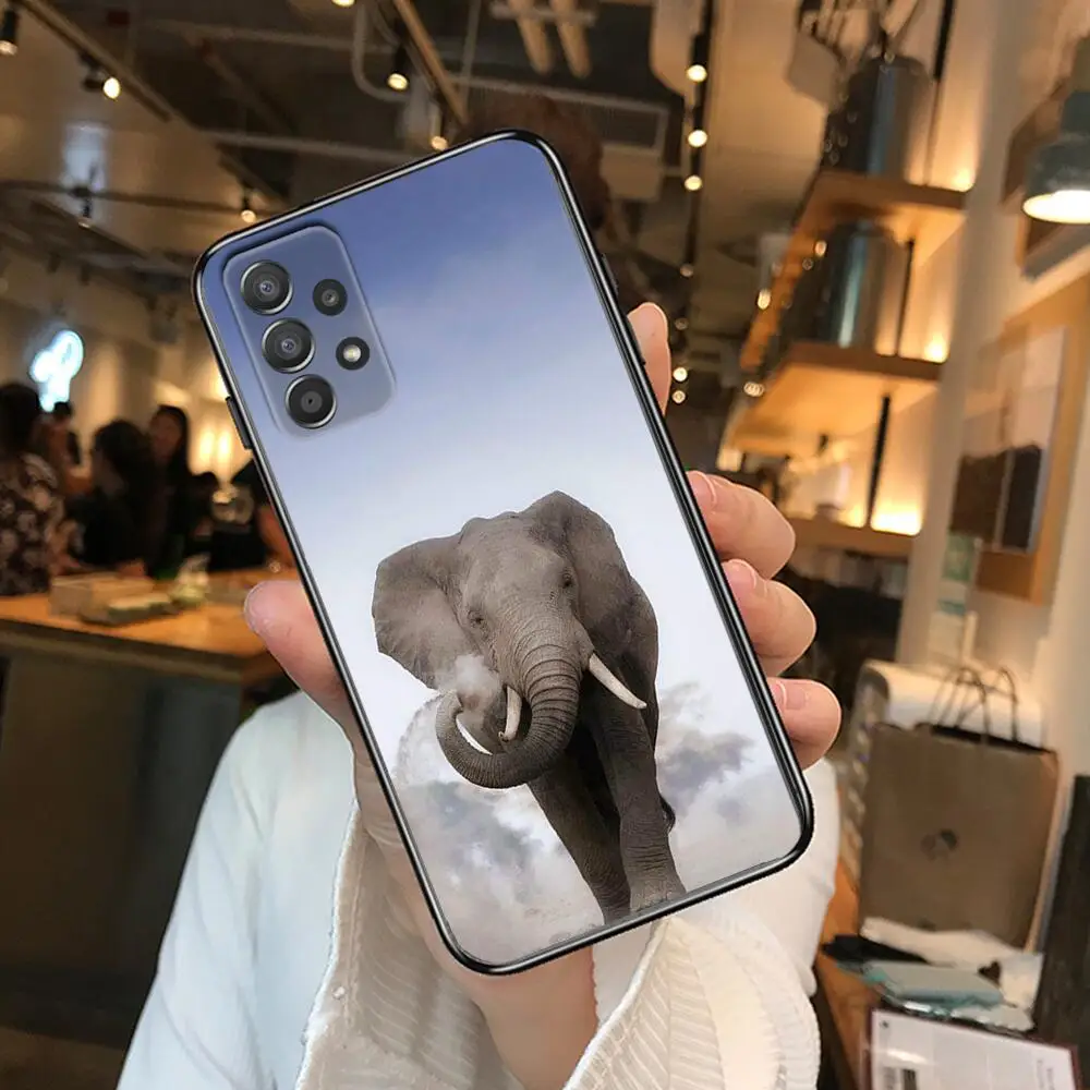 Чехол для телефона с изображением слона Samsung Galaxy A70 A50 A51 A71 A52 A40 A30 A31 A90 A20E 5G a20s |