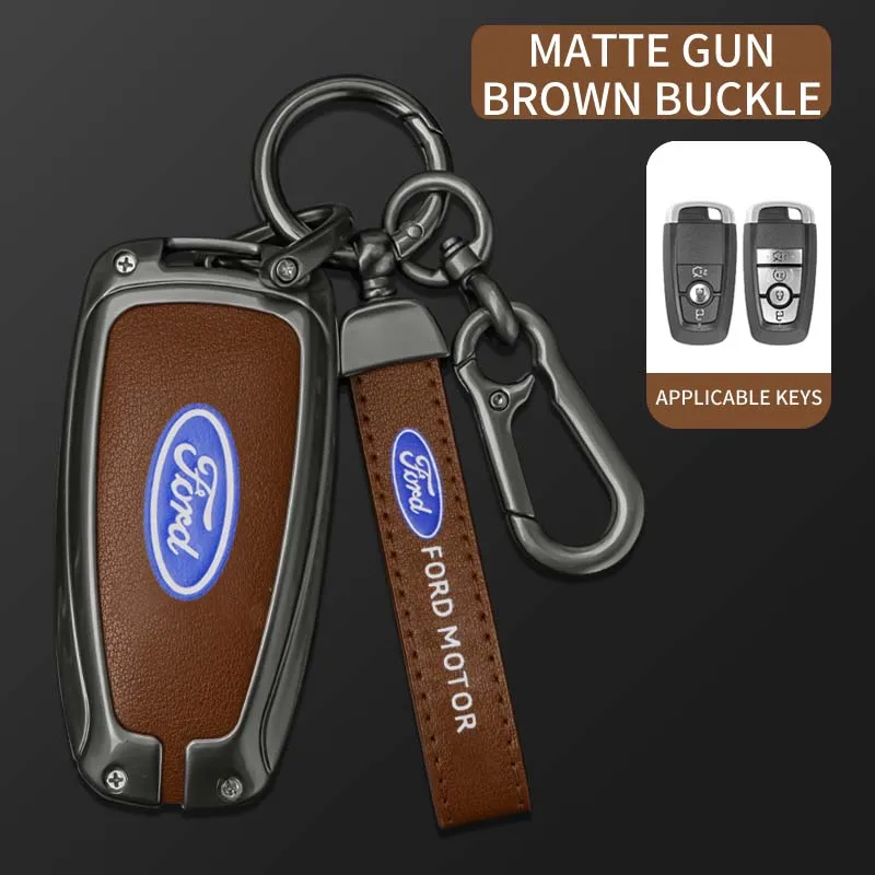 Чехол для автомобильного ключа Smart Keyless Shell Ford Fusion Mustang Explorer F150 F250 F350 EcoSport Edge S-MAX Ranger