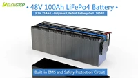 8000 times cycle 5kw solar panel inverter lifepo4 battery pack 48v 100ah