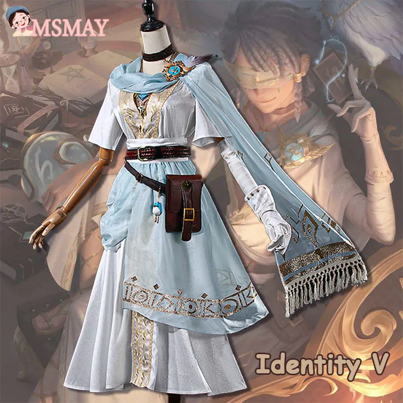 

MsMay Anime Identity V Eli Clark Cosplay Costume 4th Anniversary Game Suit Gorgeous Uniform Halloween Role Play Outfit 코스프레