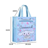 cartoon cute large capacity male and female students a4 large lunch box bag tutorial handbag lunch with rice canvas bag