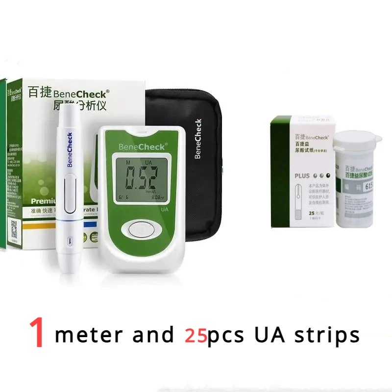 BeneCheck — автоматический прибор для измерения мочевой кислоты тестовая бумага и