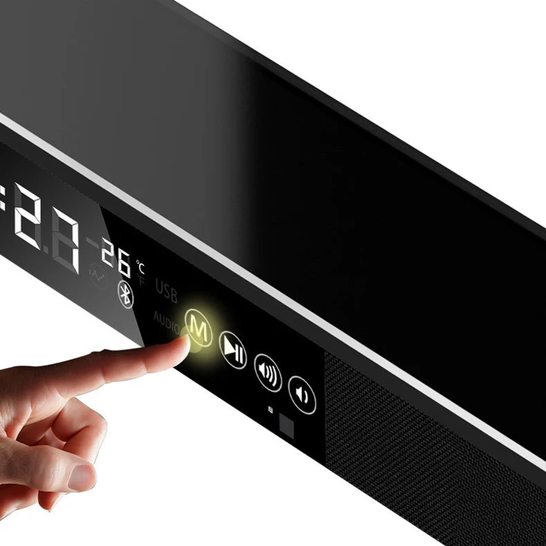 

Home Theater TV Echo Wall Soundbar Wireless Speaker For Home Theater Compact Home Speaker Soundbar System