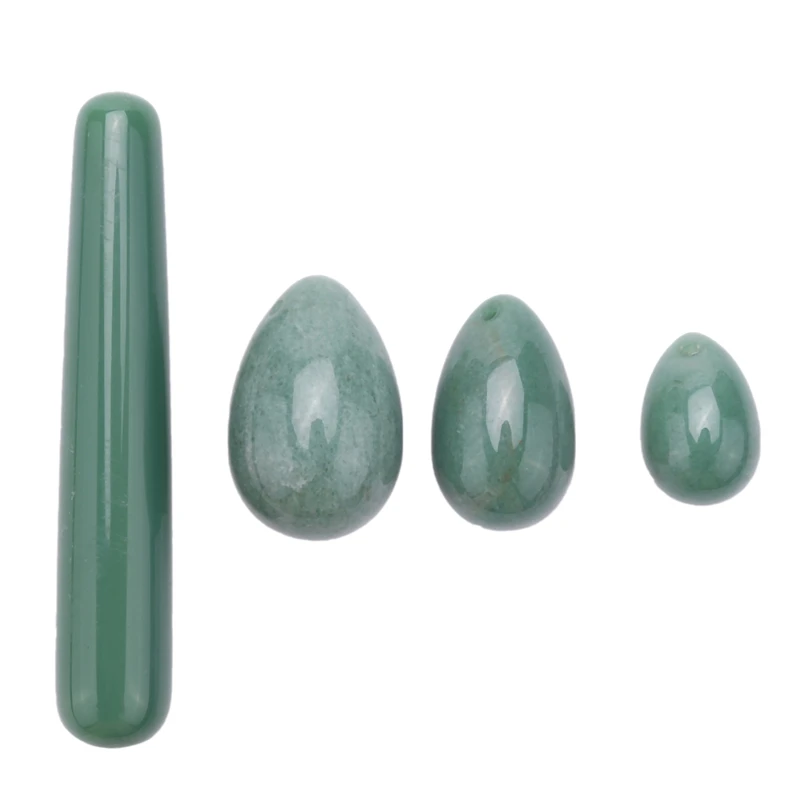 

Natural Green Jade Yoni Egg Crystal Egg Stone Eggs Kegel Exercise Vaginal Balls Vaginal Exerciser Pelvic Quartz Ball
