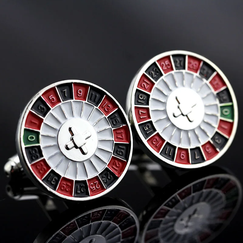 

Новинка Запонки мужская мода запонки качественная медь латунь материал казино компас дизайн лучший подарок для мужчин