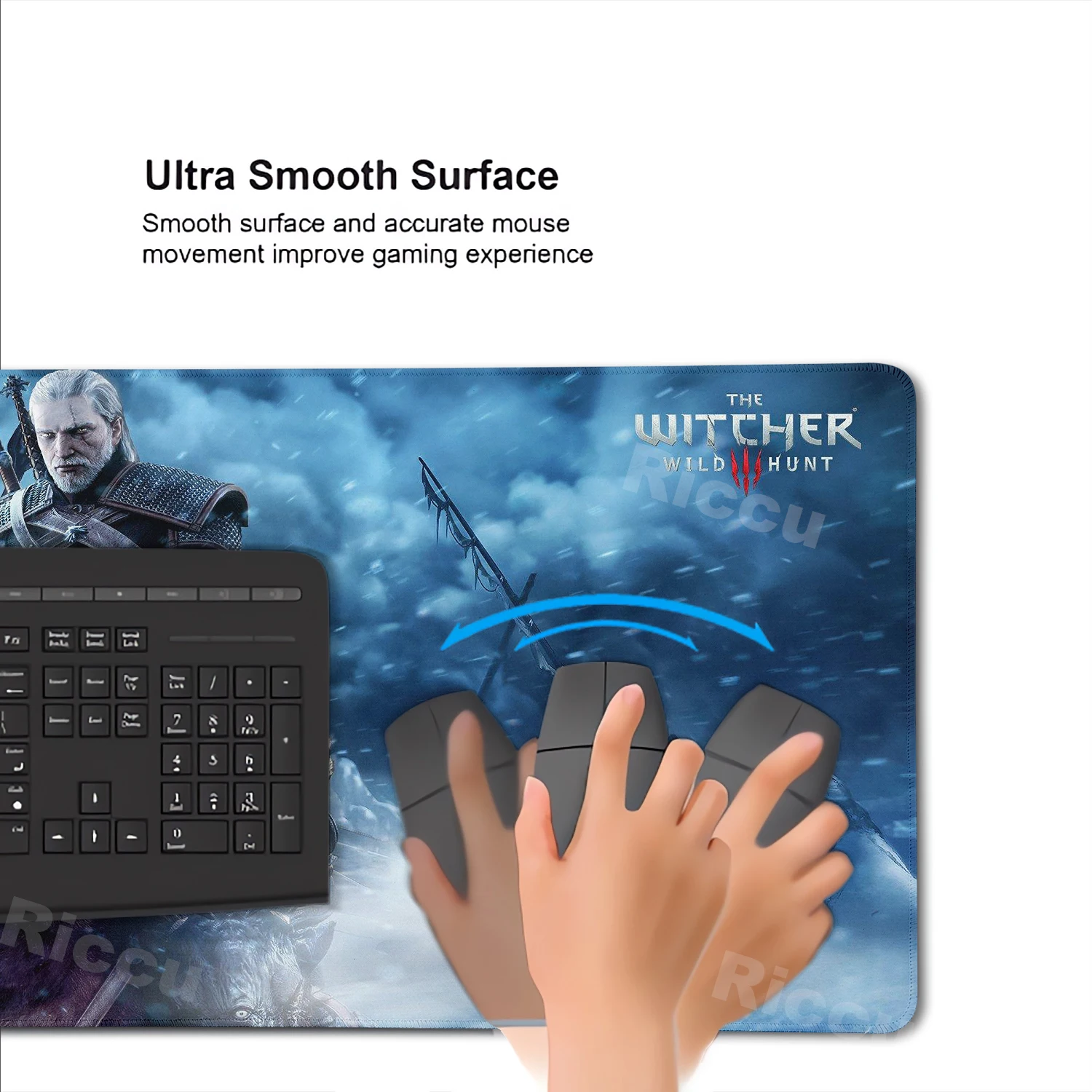 Большой коврик для мыши с игровой клавиатурой T The Witchers Коврик для мыши Gamer Cabinet Deskmat Mausepad HD Настольный коврик Расширенные коврики XXL Playmat (art.: 3920ce3bfda87) - 3920ce3bfda87