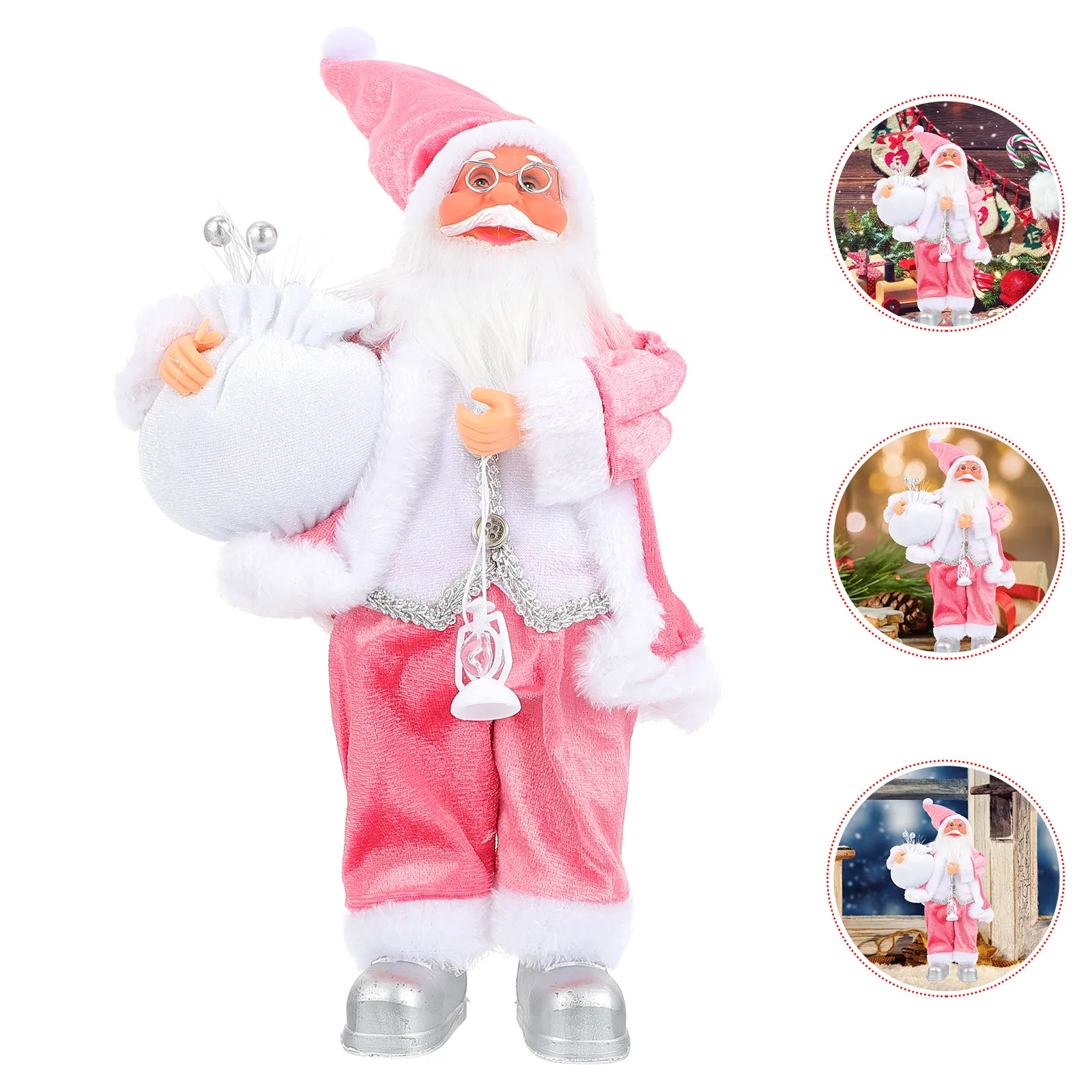 

Santa Claus Ornament Decoration Christmas Xmas Decorations Indoor Desktop Adornment Party Home Supplies Festival