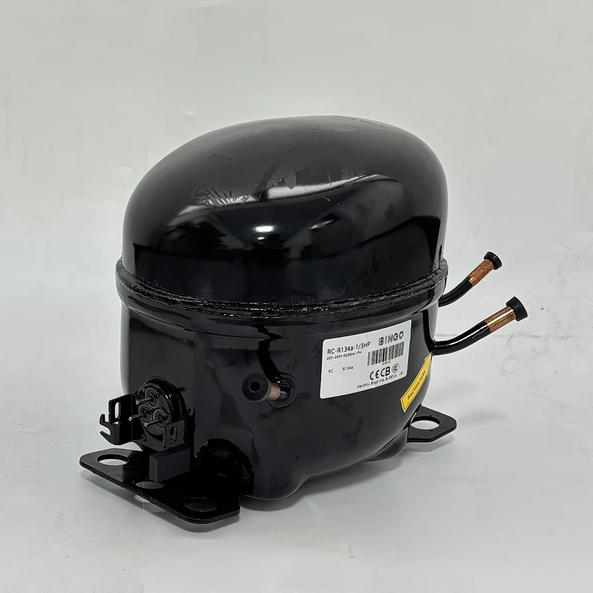 Фото Компрессор для холодильника/морозильника 1/3HP R134a, запасные части для замены №2