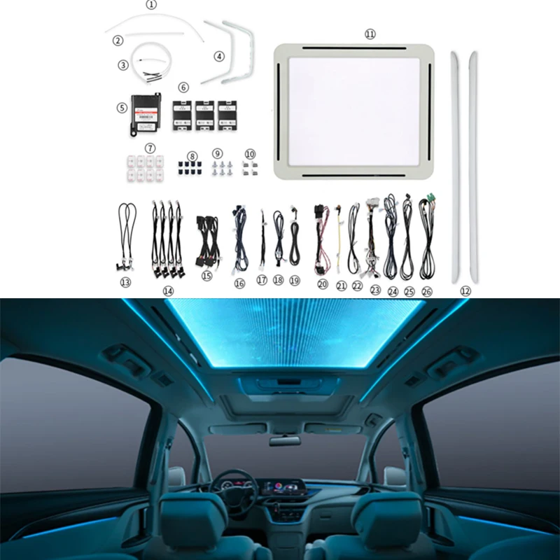 

Fit for Buick GL8 ES 2020 high quality 128 colors ambient light modified car interior original factory Interior accessories