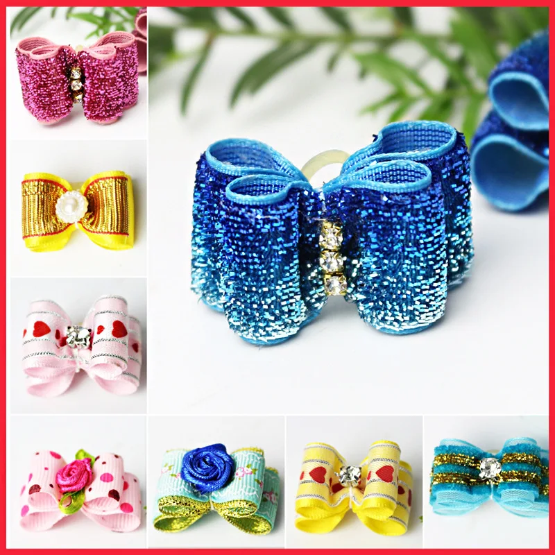 

1 шт., заколки для домашних животных, милые аксессуары для волос из ленты, заколки для волос с цветами, заколки для волос, модные заколки в фор...