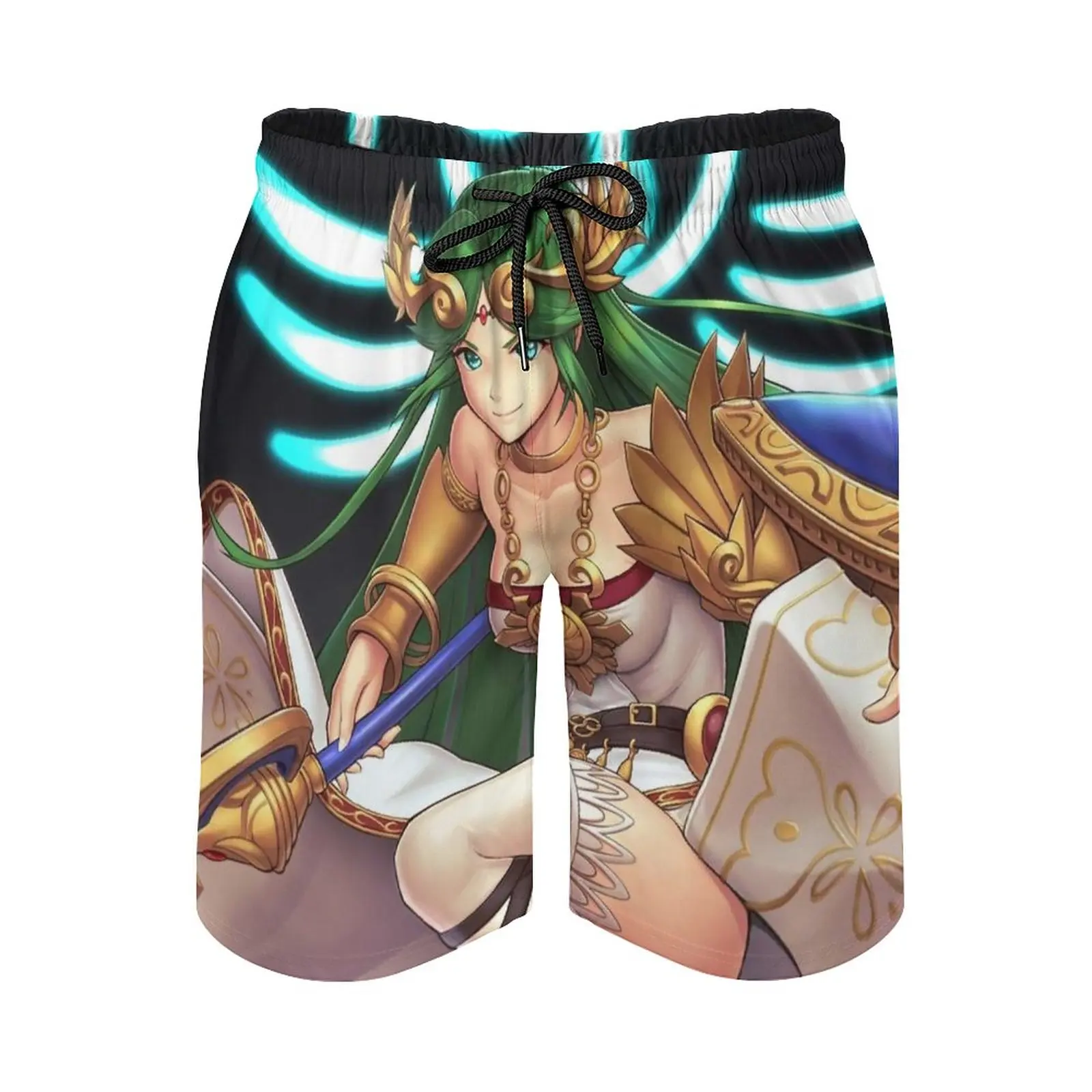 

Palutena ( Ultimate ) Men's Sports Short Beach Shorts Surfing Swimming Boxer Trunks Bathing Palutena Kid Icarus Uprising
