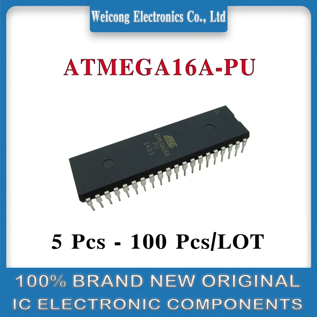 

ATMEGA16A-PU ATMEGA16A-P ATMEGA16A ATMEGA16 ATMEGA IC Chip DIP-40