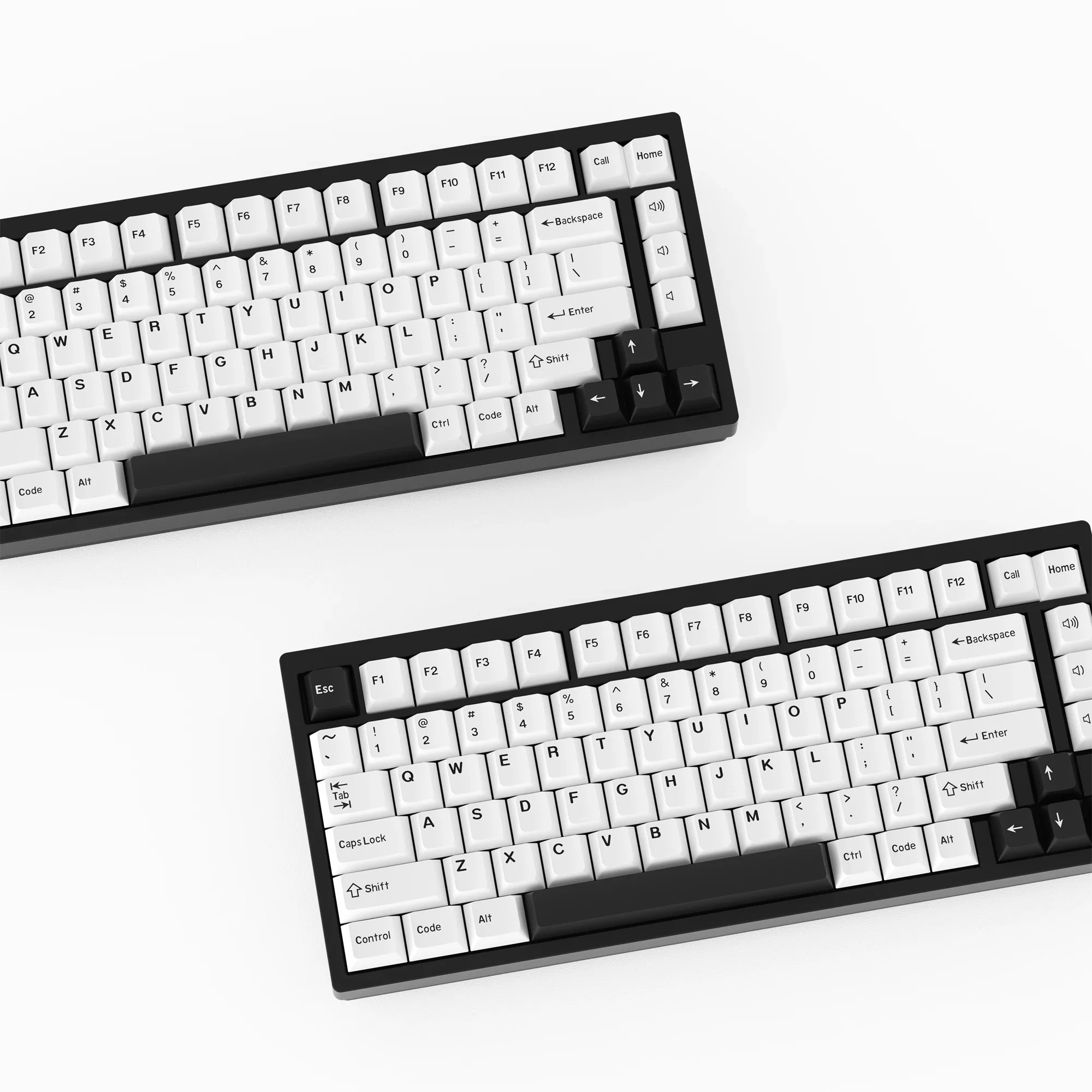 KBDiy 174 клавиш/комплект Вишневый профиль PBT белый лук колпачки ключей ретро для