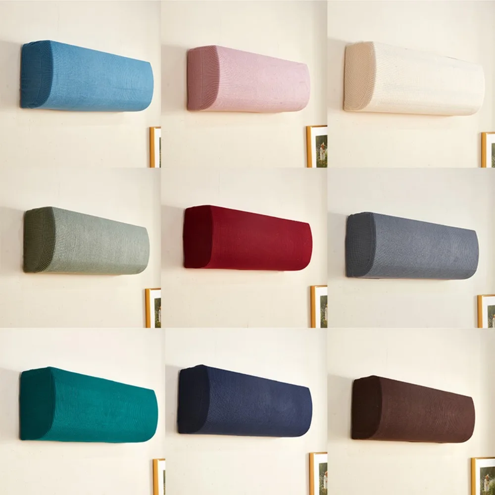 

Home Office Cleaner Easy Cleaning Cover Air Conditioner Dust Cover Wall Mounted Protector Polar Fleece Anti-dust