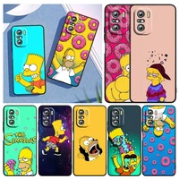 boy the simpsons family for xiaomi redmi note 10s 10 k50 k40 gaming pro 10 9at 9a 9c 9t 8 7a 6a 5 4x black soft phone case