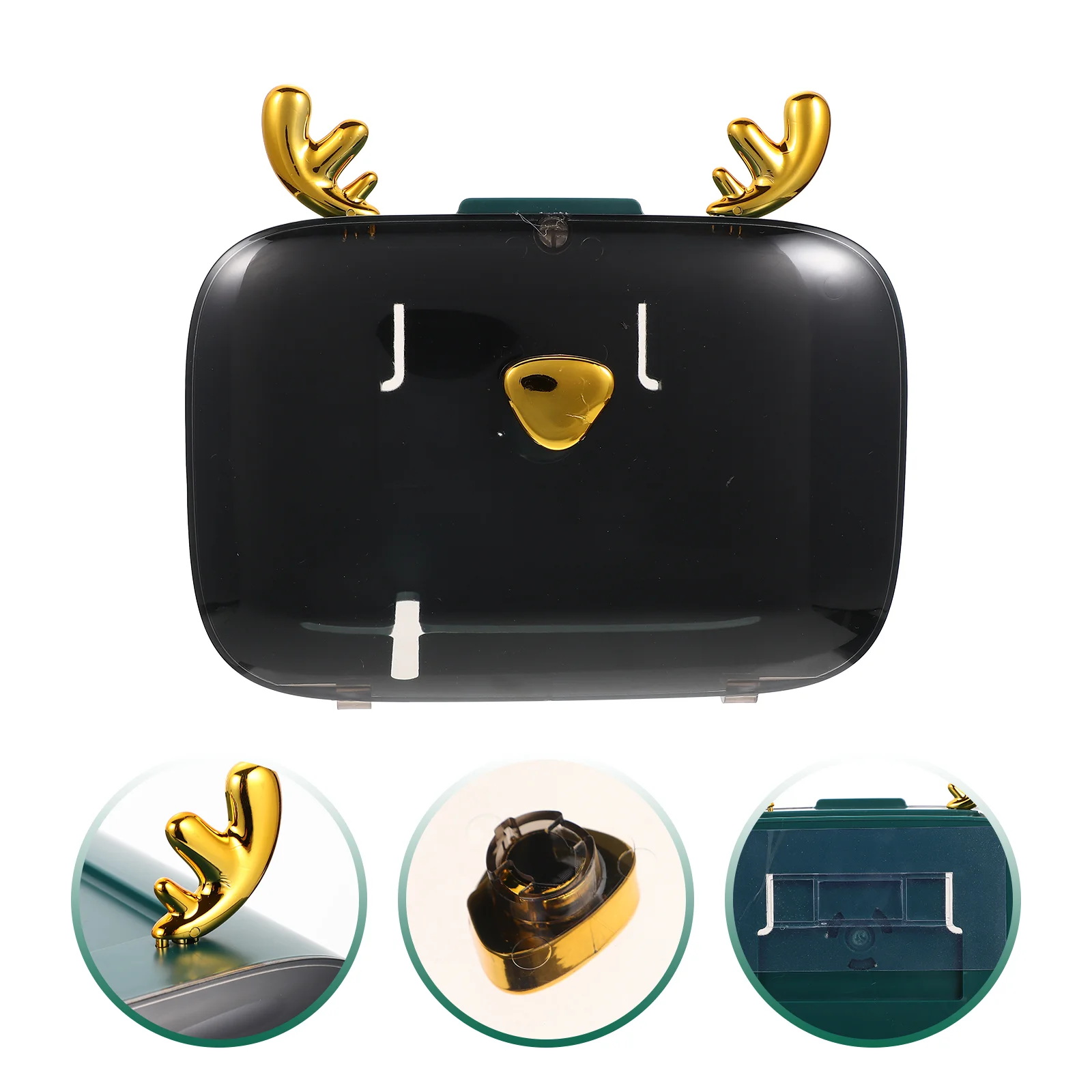 

Cartoon Antler Roll Dispenser Wall Mount Toilet Roll Holder Home Decoration