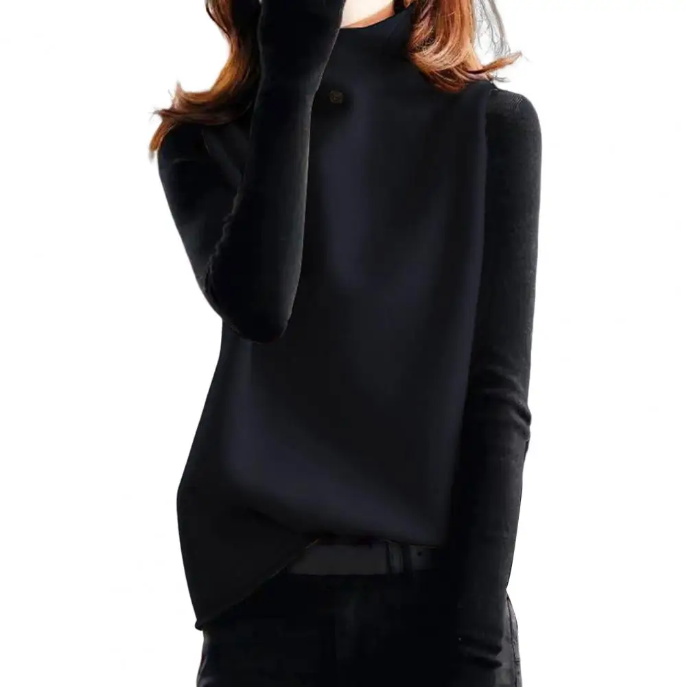 

Женский жилет, свитер с пуговицами, однотонный Свободный теплый пуловер без рукавов, водолазка, жилет, свитер женский