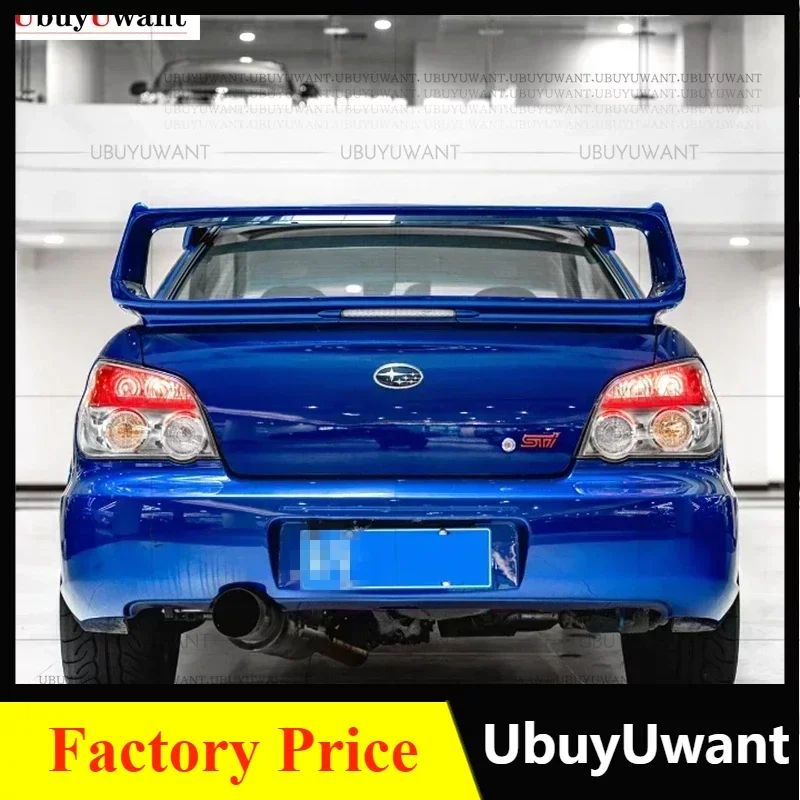 Задний спойлер багажника для Subaru Impreza WRX Sedan 6Th 7Th 8Th 9Th ST 2002-2007 GT крыла с лампой