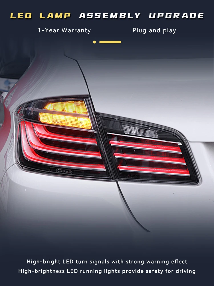 Задний фонарь для BMW 5 серии F18 F10 520 525 530 2010-2017 сборка автомобильных фонарей