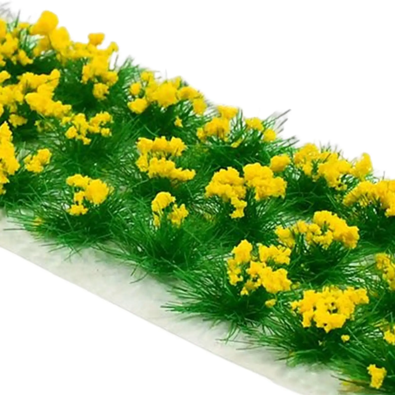 Цветочная кластерная трава статический пейзаж модель миниатюрного ландшафта