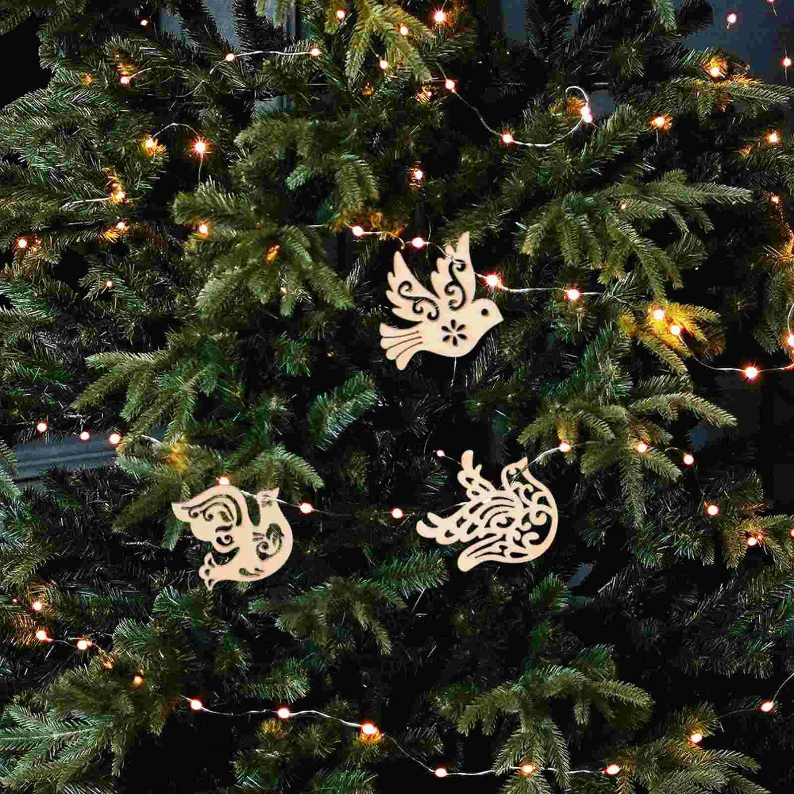 50 шт. аксессуары для голубя мира деревянные ломтики незавершенные пустые бирки