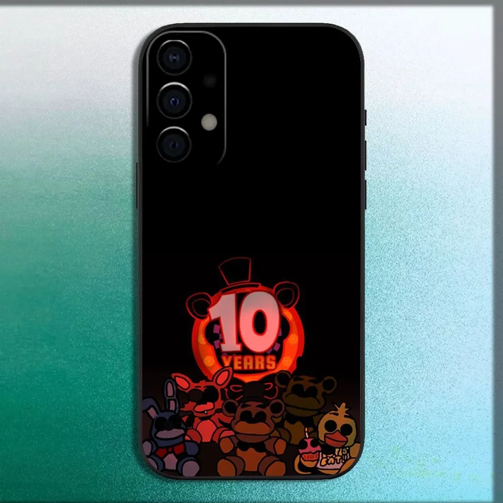 Five-Nights-At-Freddys F-Fnaf Phone Case For Samsung Galaxy A13 A21s A22 A31 A32 A52 A53 A71 A80 A91 Soft Black Cover