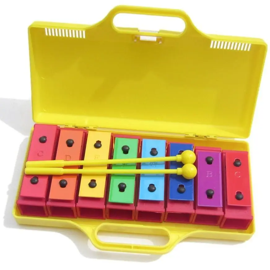 

Новый ксилофон красочный 8 нот Glockenspiel ксилофон ударный ритм музыкальный развивающий музыкальный инструмент игрушки для детей
