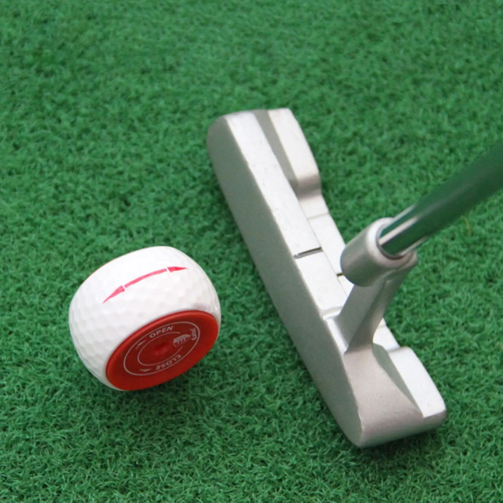 

Mini Golf Practice Ball Novelty Tire Shape Putting Practice Balls Adjustable Weight Putter Aiming Line Alignment Golf Balls