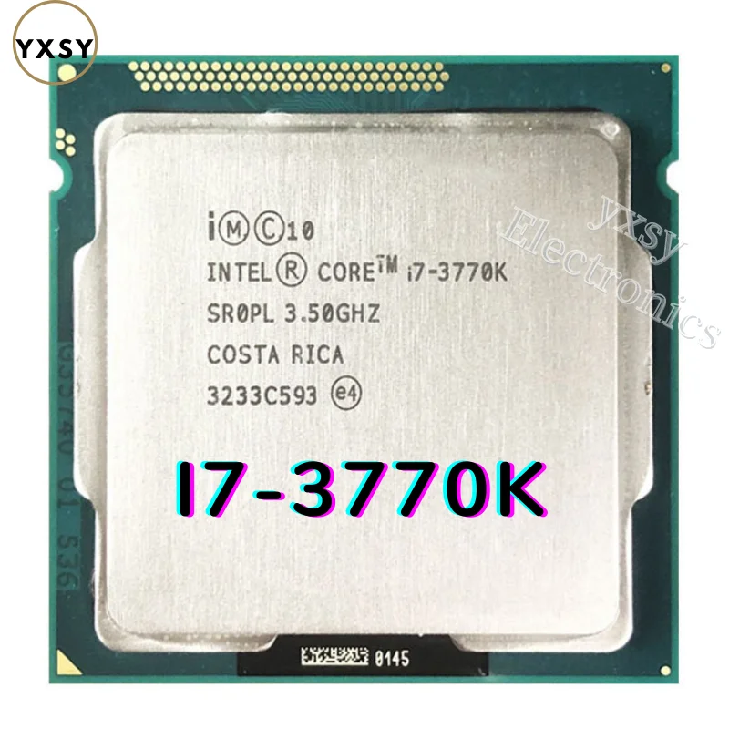 

Процессор Intel Core i7-3770K, четырехъядерный процессор LGA 1155 SOCKET SR0PL i7 3770K, десктопный процессор 3,5 ГГц 77 Вт 8 Мб кэш-памяти